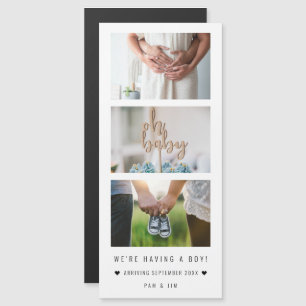 "¡Estamos teniendo un niño!" Fotos de la Invitació