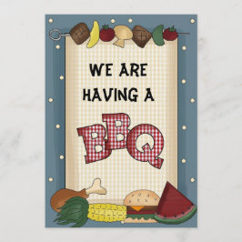 Estamos Teniendo Una Invitación A BBQ