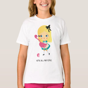 ¡Estamos todos enojados aquí! Camiseta del chica