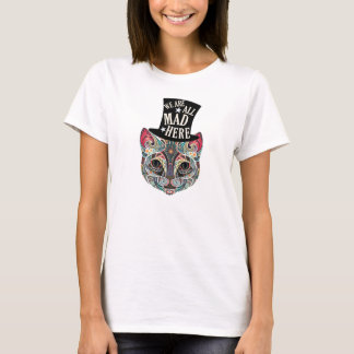¡Estamos todos enojados aquí! Camiseta del gato de