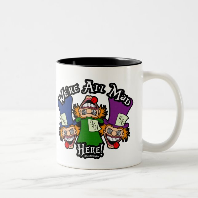 ¡Estamos todos locos aquí! Copa de café (Derecha)