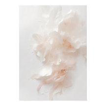 Estampa de arte abstracto floral rosa rubor | Péta
