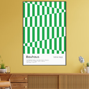 Estampa de Arte Bauhaus Franja Verde Brillante 192