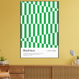 Estampa de Arte Bauhaus Franja Verde Brillante 192