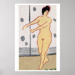 Estampa de Arte de Caja de Cerillas de Mujer Baila