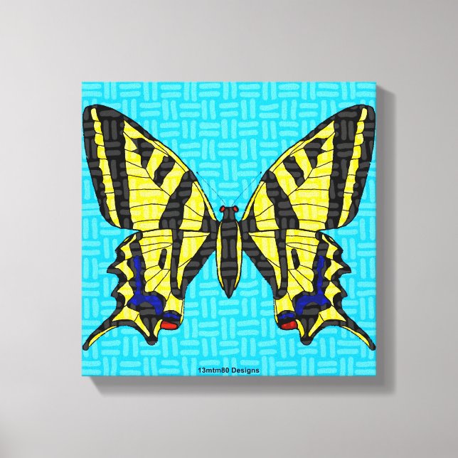 Estampa en lienzo de Swallowtail (Anverso)