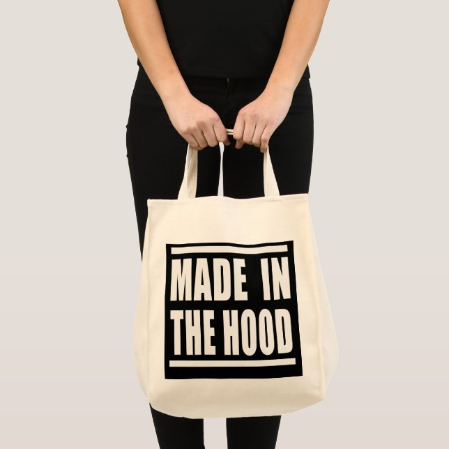 Estampa Hip Hop - Made in the Hood - Bolsa (Anverso (producto))