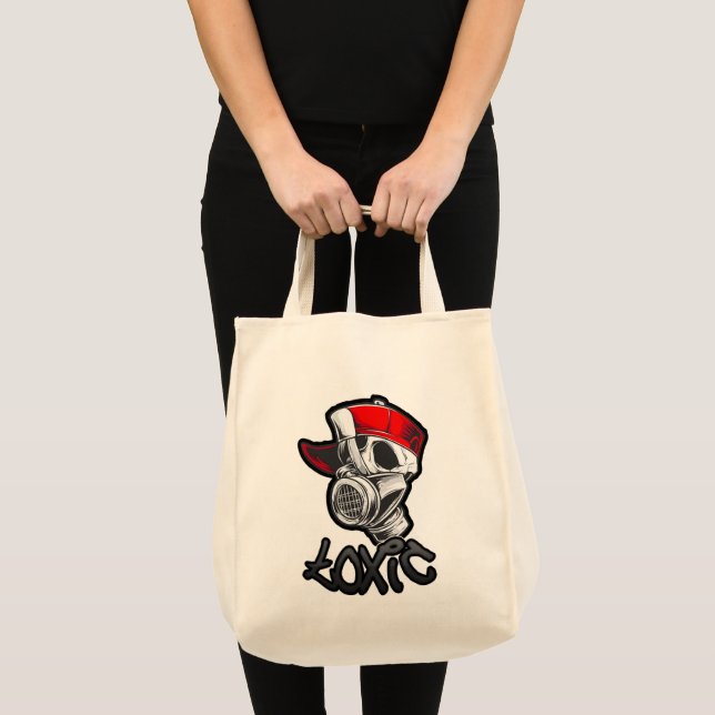 Estampa Hip Hop - Toxic Skull - Bolsa (Anverso (producto))