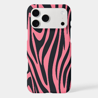 Estampado Animal Cebra Rosa y Negro