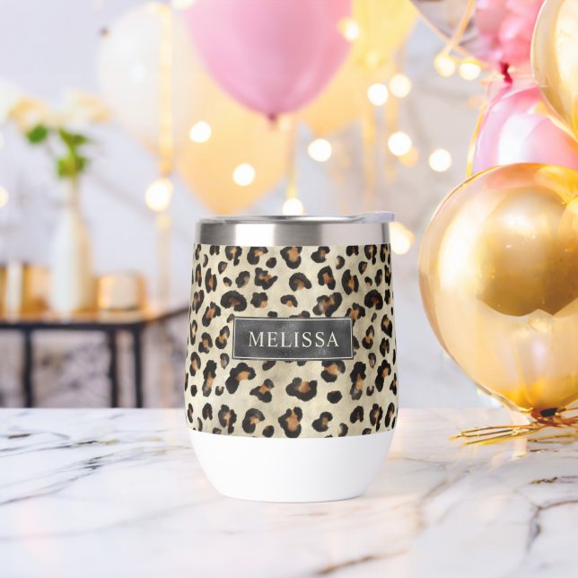 Estampado Animal De Leopardo Con Hojalata Falsa Ne (Despedida de soltero)