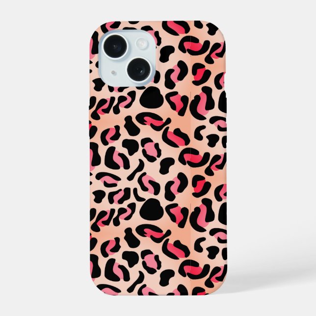 Estampado animal de patrón de leopardo moderno (Reverso )
