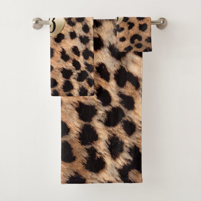 Estampado Animal Leopardo Guepardo Chic Monograma (In situ)