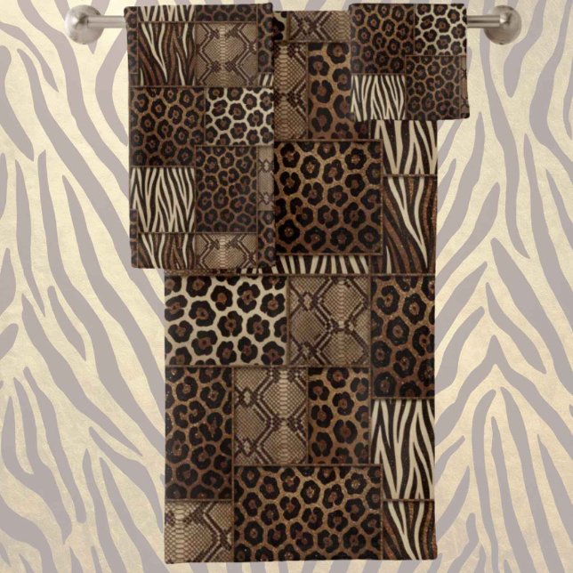 Estampado de animal africano de lujo | Mármol marr (Subido por el creador)