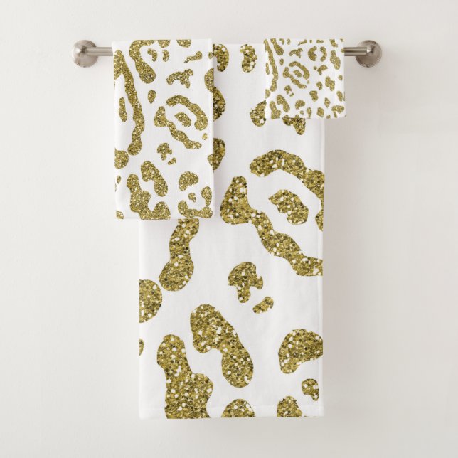 Estampado de animal de leopardo guepardo blanco br (In situ)
