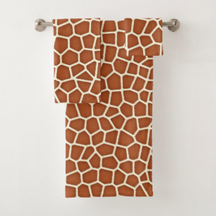 Estampado de animales, jirafa en Brown de cobre