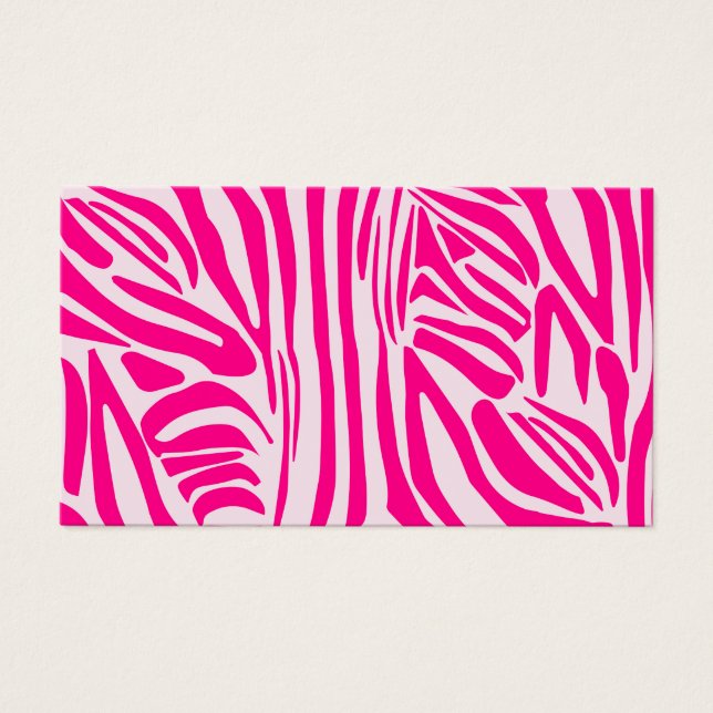 Estampado de cebra rosa (Frente)