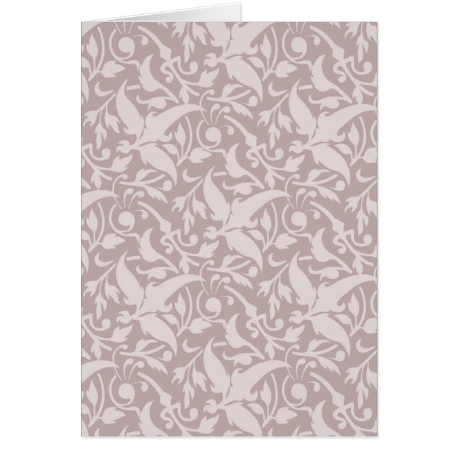 Estampado de flores 1 del vintage - rojo (Frente)