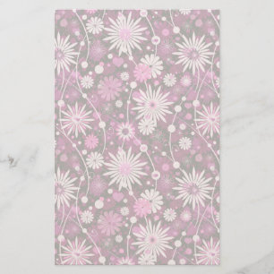 Estampado de flores de la tarjeta del día de San