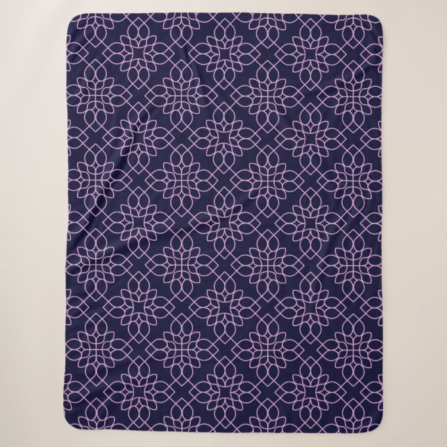 estampado de flores en mantas de lanzamiento, flee (Anverso)