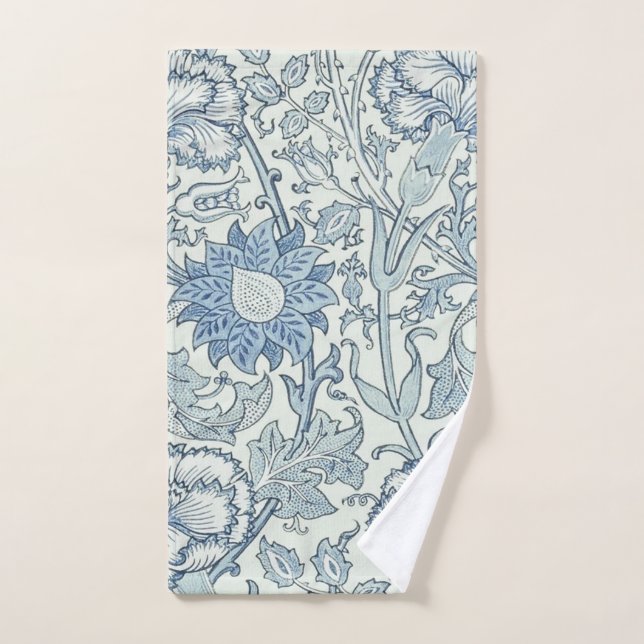 Estampado de flores hermoso de William Morris, (Toalla de mano)