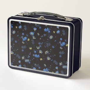 Estampado de flores soplado viento