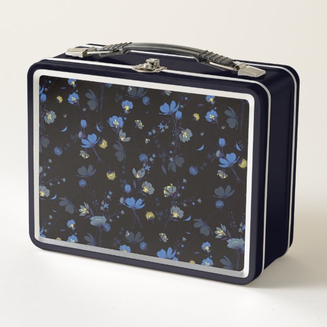 Estampado de flores soplado viento (Anverso)