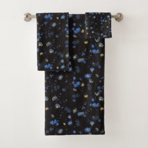 Estampado de flores soplado viento