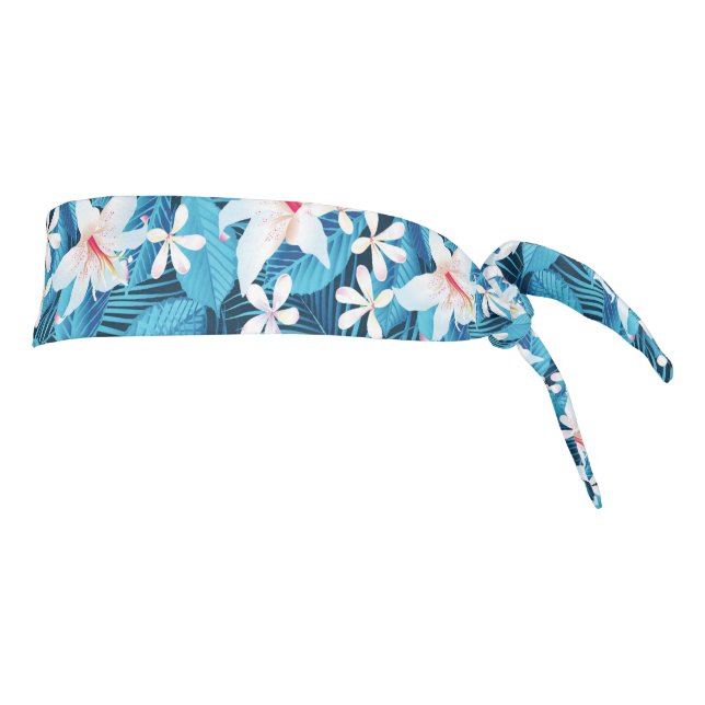 Estampado de flores tropical 2 del hibisco (Girar 90)