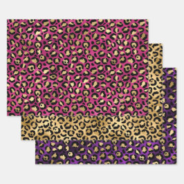 Estampado de leopardo azul con hojas tropicales do