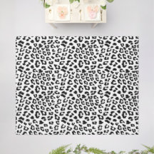 Estampado de leopardo en negro y blanco