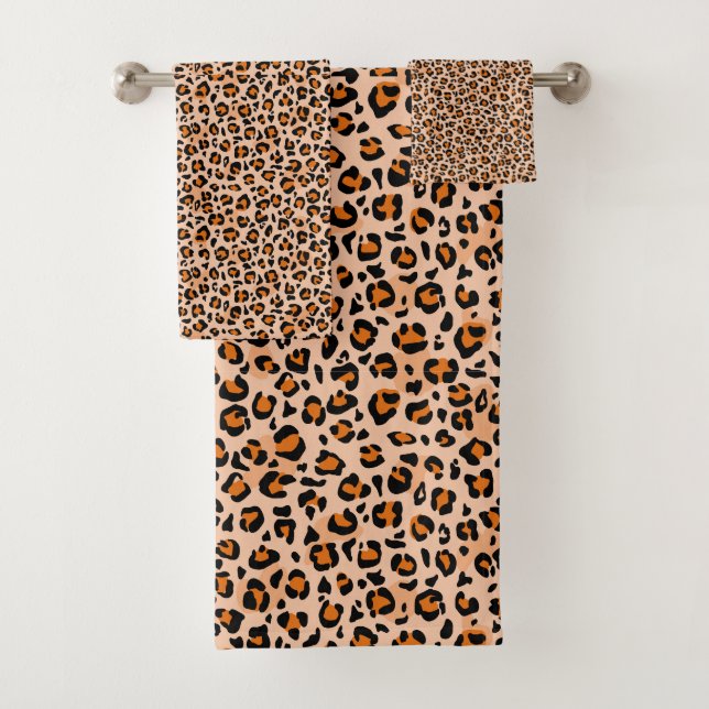 Estampado de leopardo naranja y marrón (In situ)