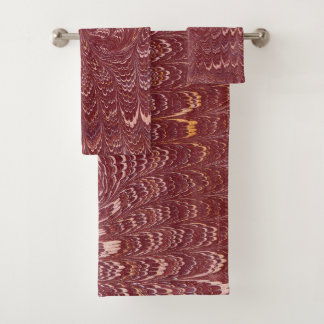 estampado de mármol rojo ladrillo