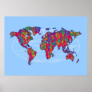 estampado decorativo de arte