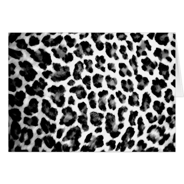 Estampado leopardo negro y blanco (Anverso (Horizontal))