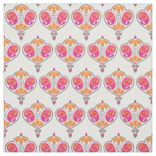 Estampado rosado de la tela el   del modelo de