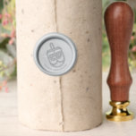 Estampadora De Sellos De Cera Hanukkah Dreidel Personalizado<br><div class="desc">Personaliza tu texto.</div>
