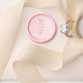 Estampadora De Sellos De Cera Monograma de boda simple moderno y elegante