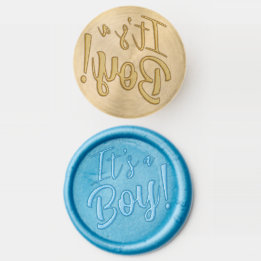 Estampadora De Sellos De Cera Revelación de género es un niño