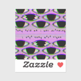 Están Viendo - Un Pegatina De Dreamcore Encantado