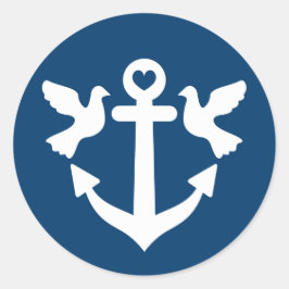 Estancador naumático y palomas blancas pegatinas d