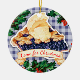 Estancia para el adorno navideño de la tarta de ar
