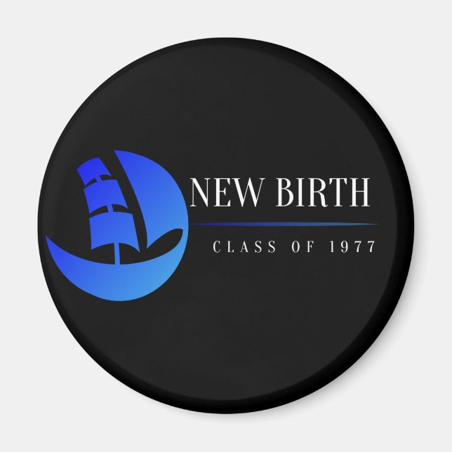 Estándar, imán circular de 2¼ pulgadas (Frente)