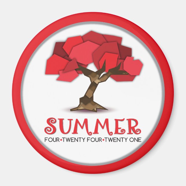 Estándar, imán circular de 2¼ pulgadas (Frente)