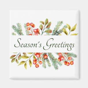 Estandarte botánico imán personalizado