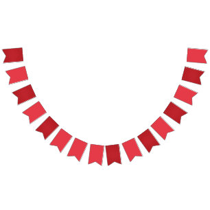 Estandarte de banderines personalizados Rojo Tomat