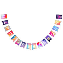 Estandarte de Feliz Cumpleaños Banderas de Cumplea