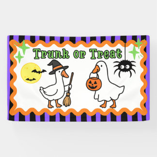 Estandarte de señal de Halloween de ganso espeluzn