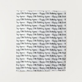 Estandarte de tela de paso y repetición | Texto pe