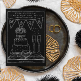 Estandarte Sobre mí está el amor Tarjeta postal in