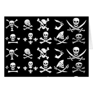 Estandartes de pirata negro antiguos y mapas del t